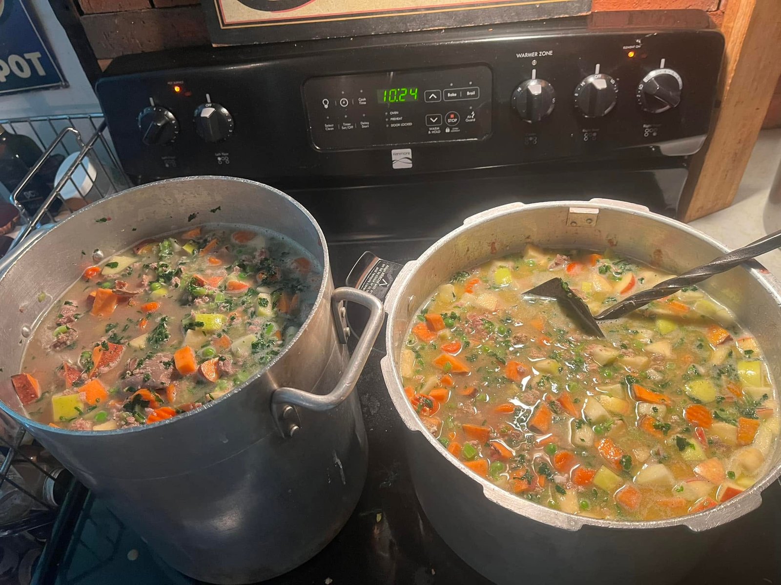 Homemade Poultry Dog Food with Brown Rice, Oats and Vegetables