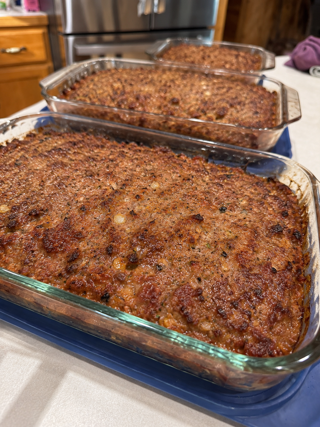 Salmon, Beef and Venison Dog Meatloaf with Sweet Potato