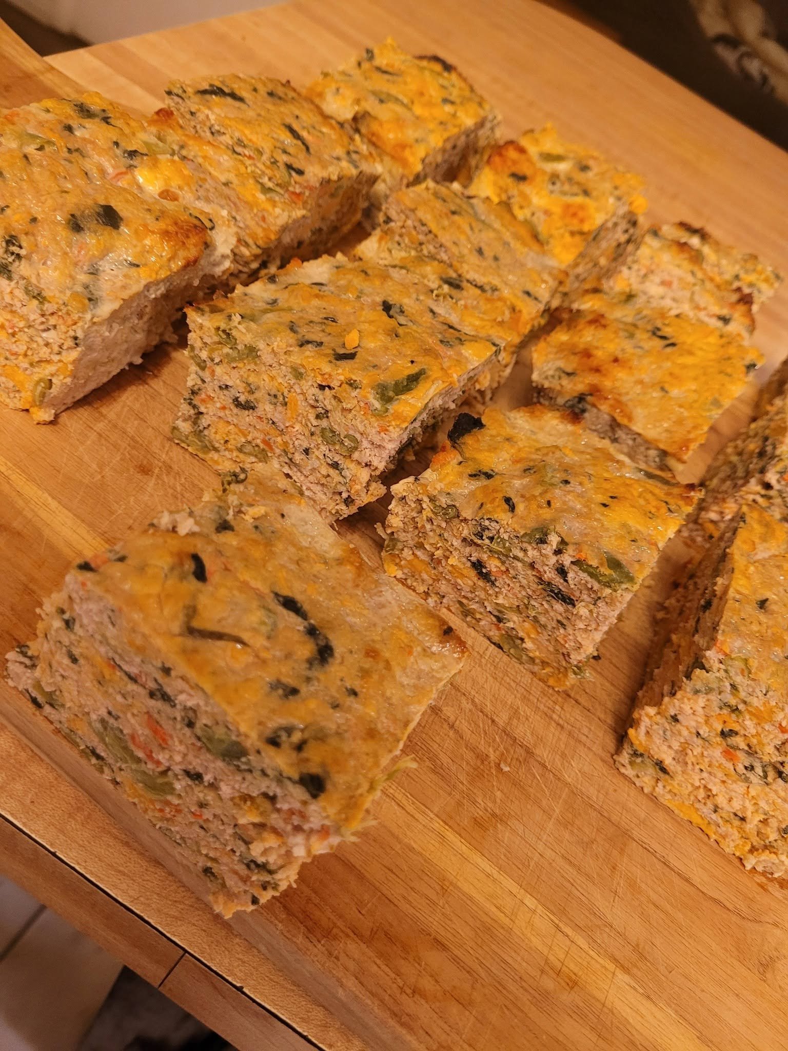 Homemade Turkey and Vegetable Dog Meatloaf with Brown Rice