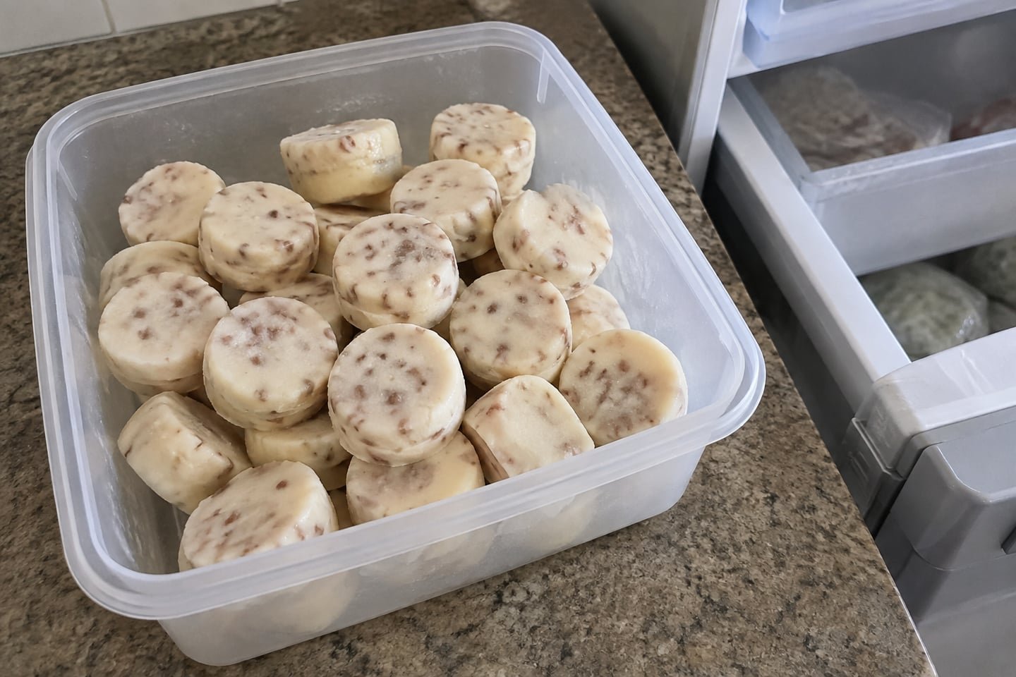 Savory Beef and Yogurt Frozen Dog Treats