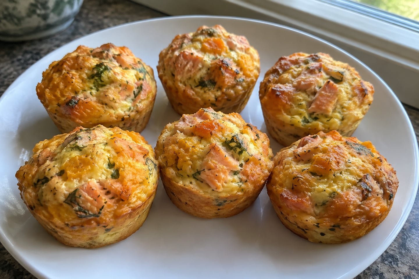 Mini Salmon and Pumpkin Egg Muffins for Dogs