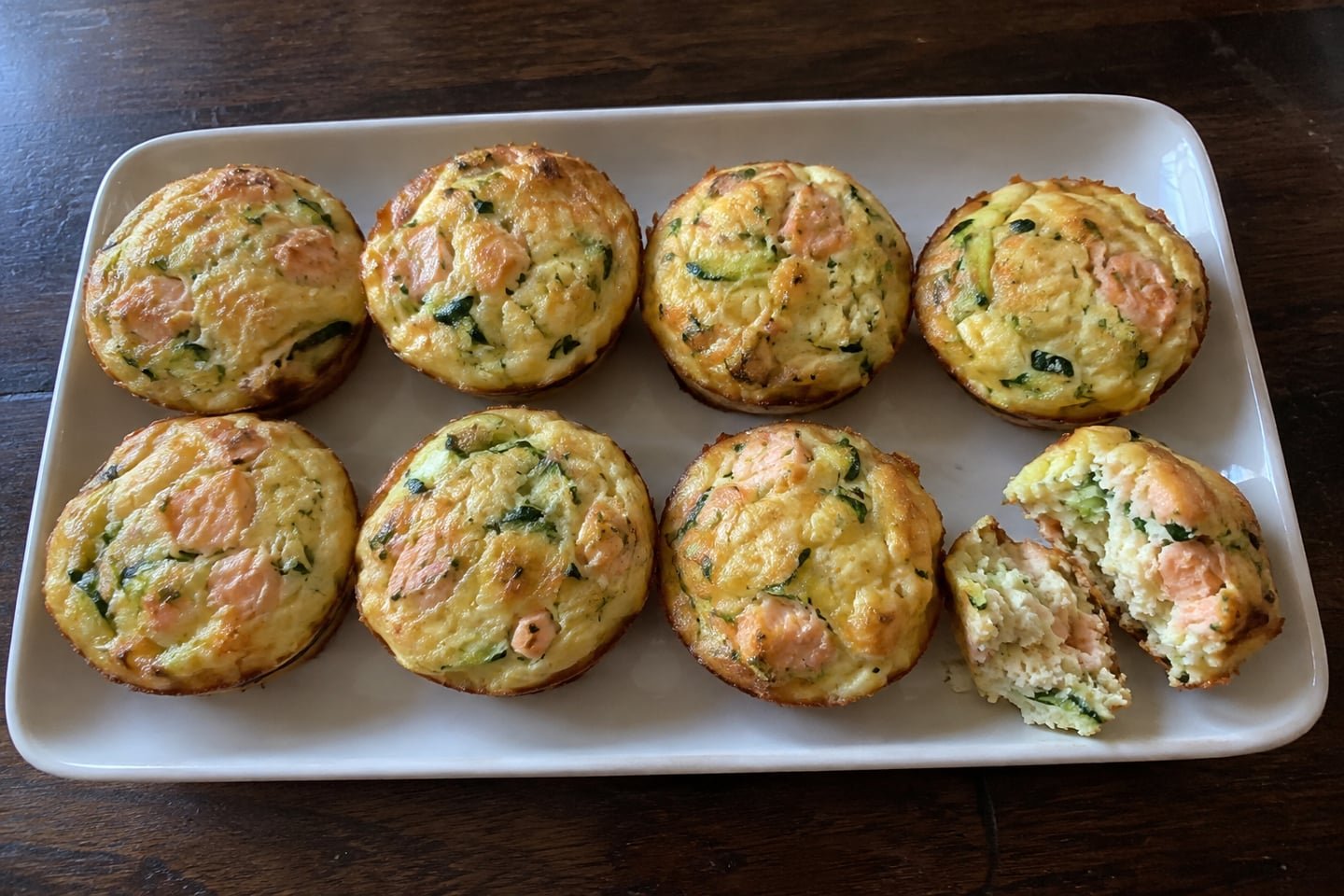 Salmon and Zucchini Egg Bites for Dogs