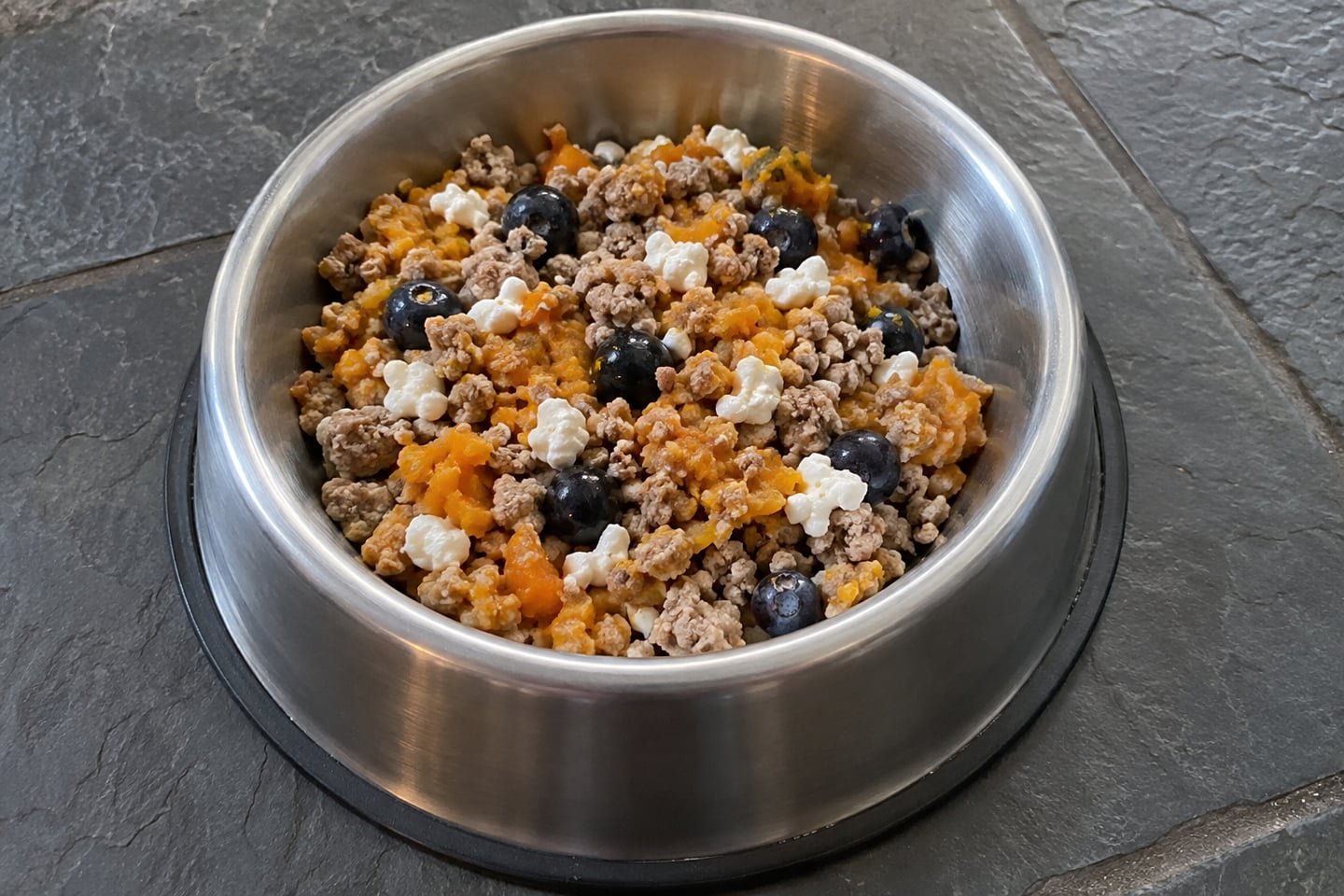 Turkey and Pumpkin Topper with Cottage Cheese