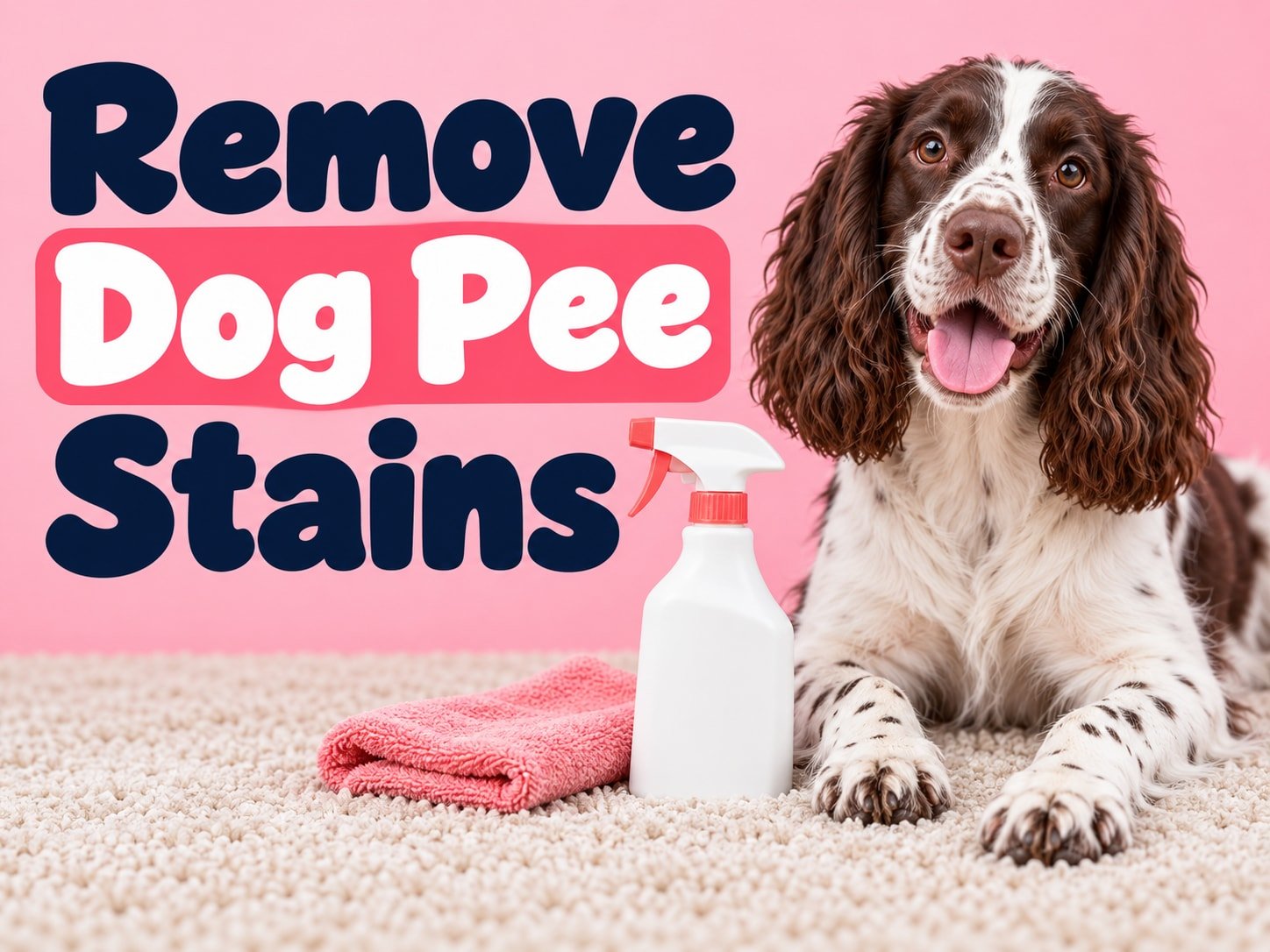 How to Remove Dog Pee Stains and Smell